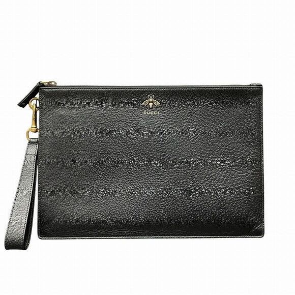 Gucci Animalié Leather Clutch Bag - Picture 1 of 9